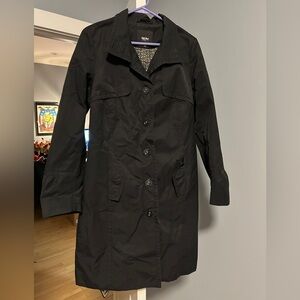 Mossimo Classic Black Trench Coat